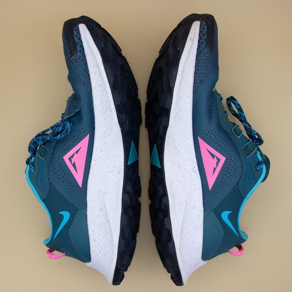 Nike Pegasus Trail 3 Dark Teal Trail Running Shoes DA8698-300 Women's Size 9 - Picture 6 of 8